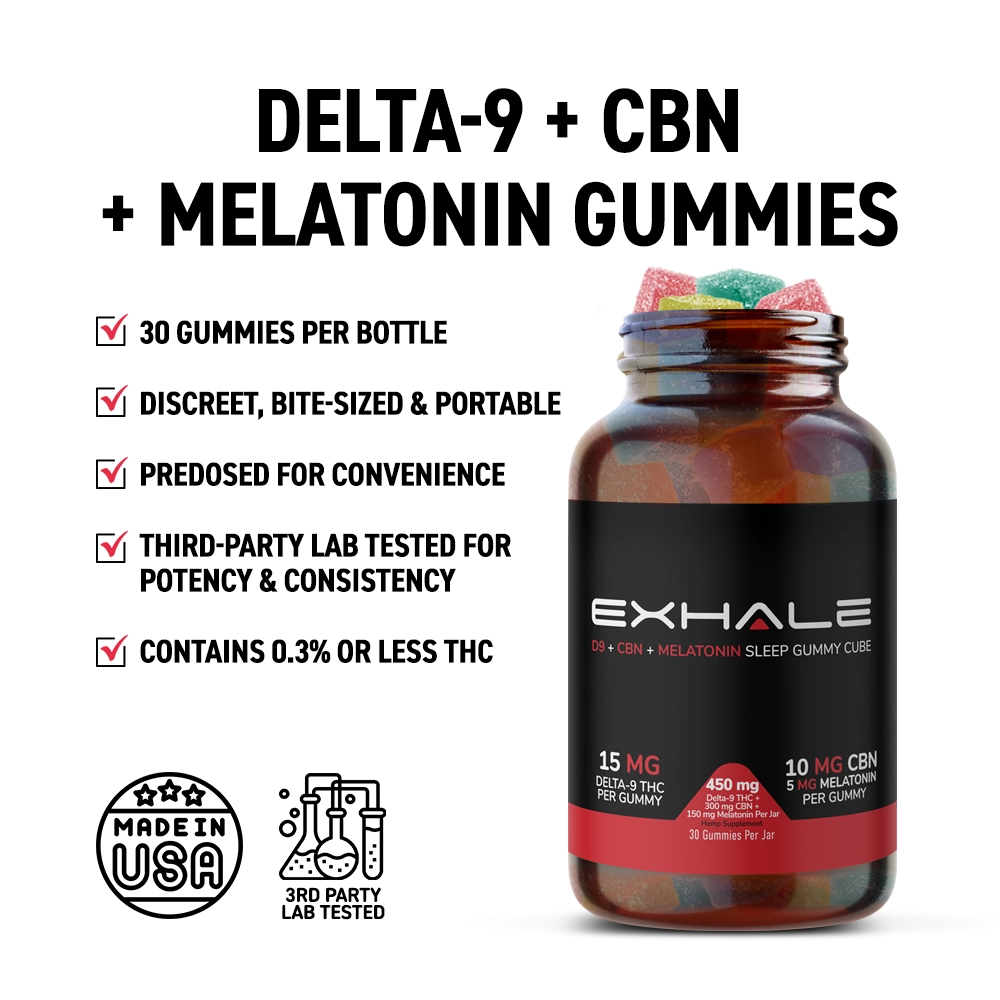 D9 + C.B.N. Sleep Gummies