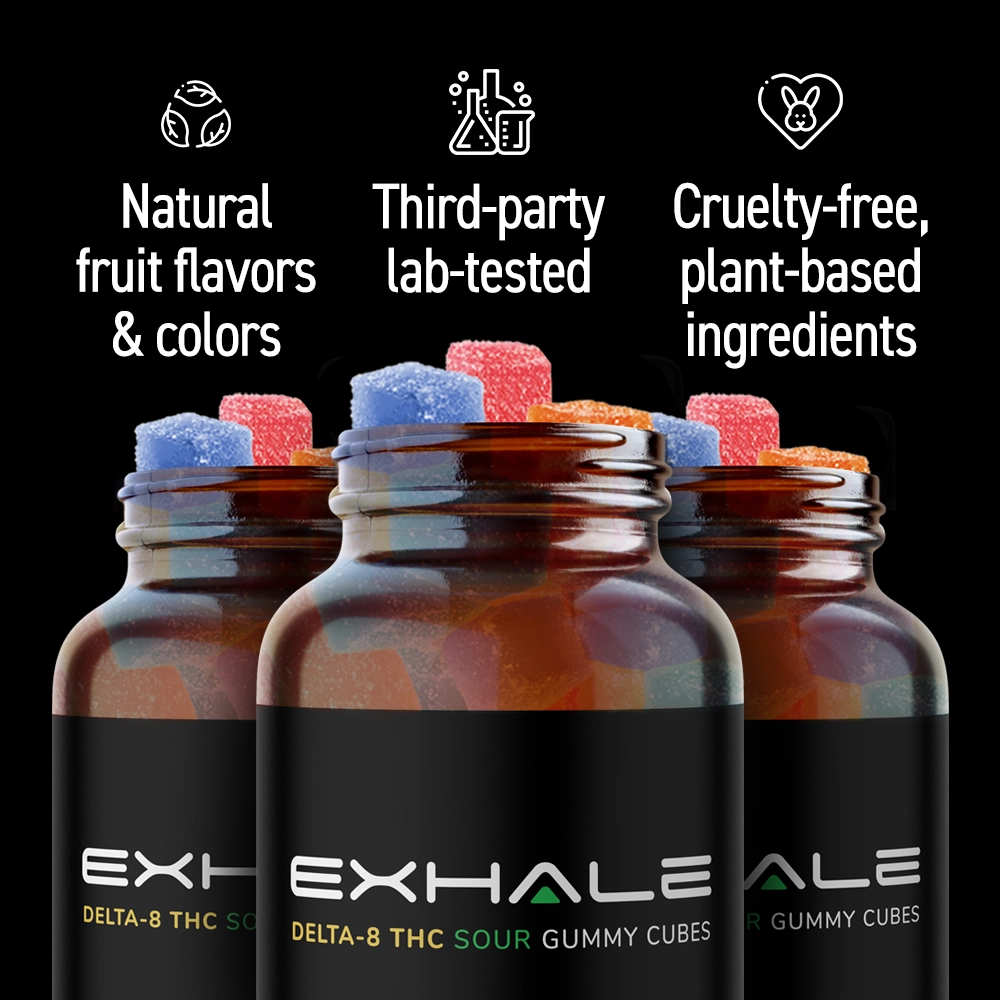 D8 Gummies - Sour Bear - 50mg