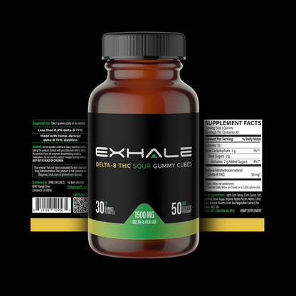 D8 Gummies - Sour Bear - 50mg